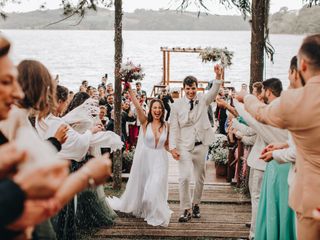 O casamento de Pamela e André