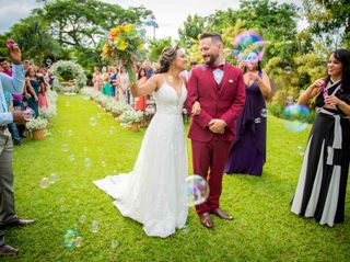 O casamento de Liliane e Elvis
