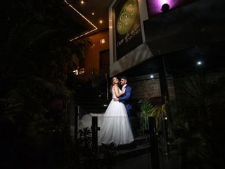 O casamento de Clarissa e Marcelo