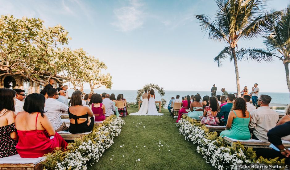 O casamento de Helem e Thiala em Arraial D'Ajuda, Bahia