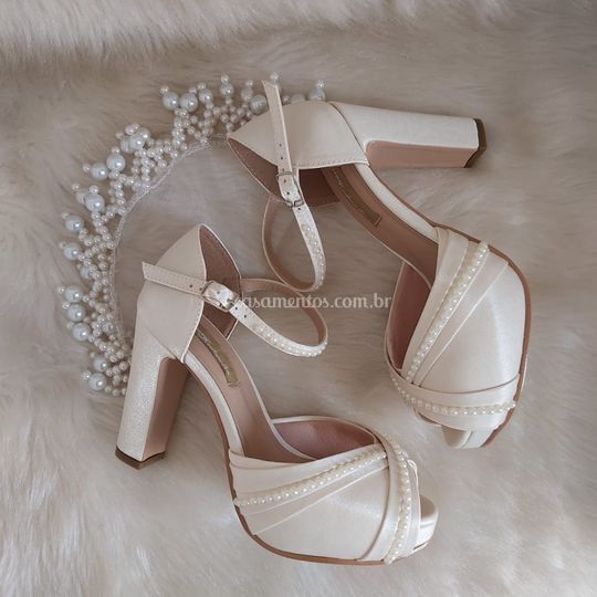 sandalias para noivas