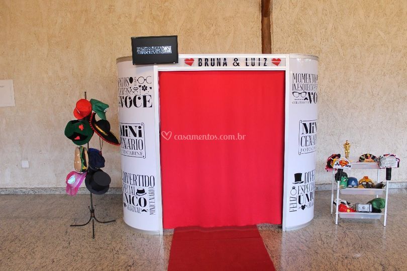 Mini Cenário Foto Cabine
