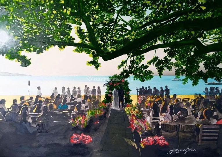 Albano Dias - Pintura ao Vivo