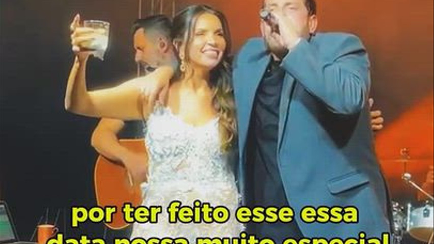 O que os noivos dizem depois do show 