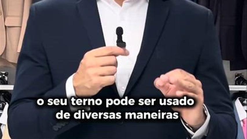 Um terno infinitas possibilidades do jeans ao social 