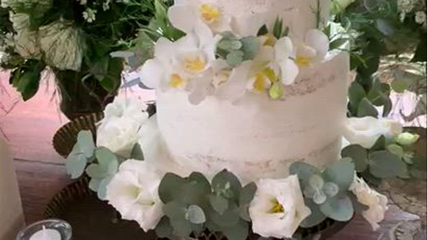 Bolo Floral Orquídeas 
