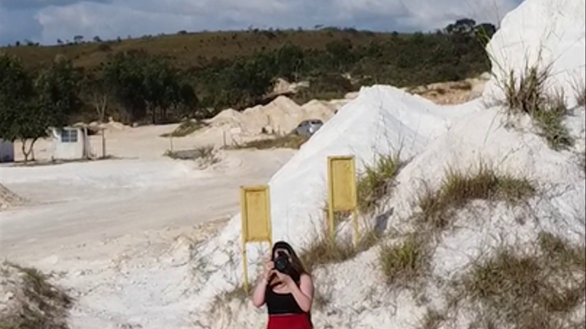 Ensaio em Dunas de areia