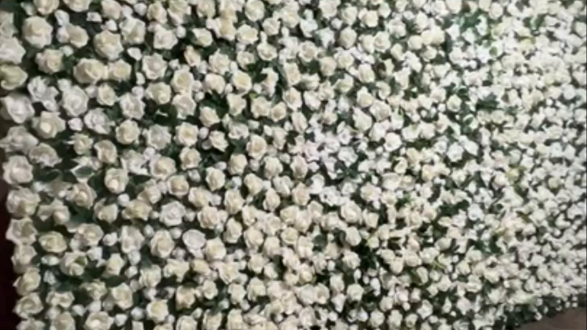 Muro de Flores Iluminado