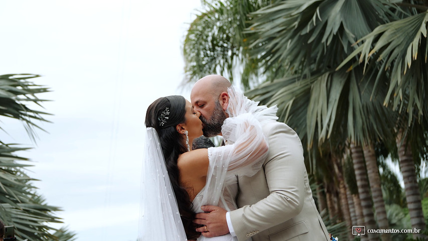 Jozielle e Gustavo Casamento no Vila Matter