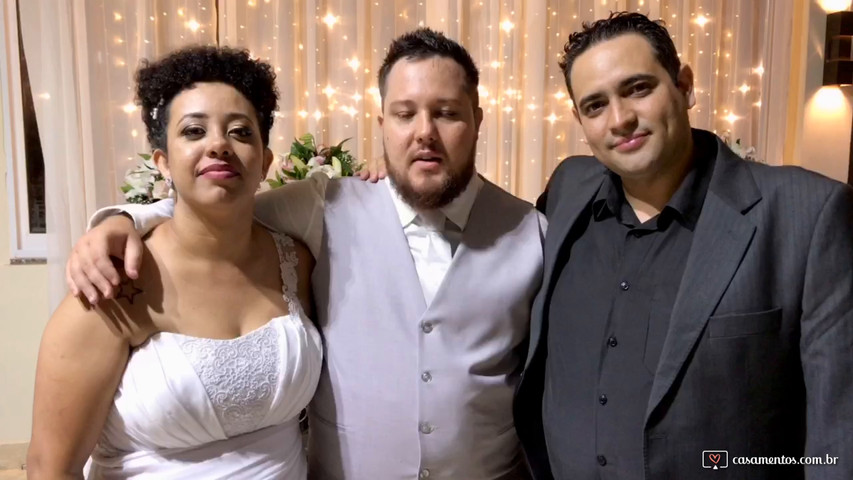 Agradecimento do casal Bruna e Matheus 