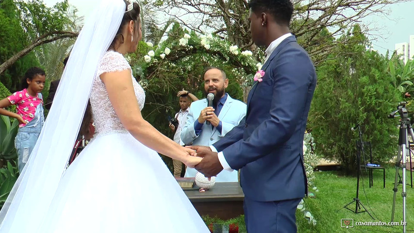 Falas nas celebrações - Casamento Cida e Enéias