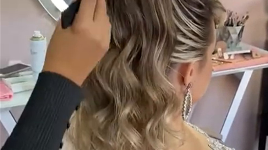 Penteado Glam