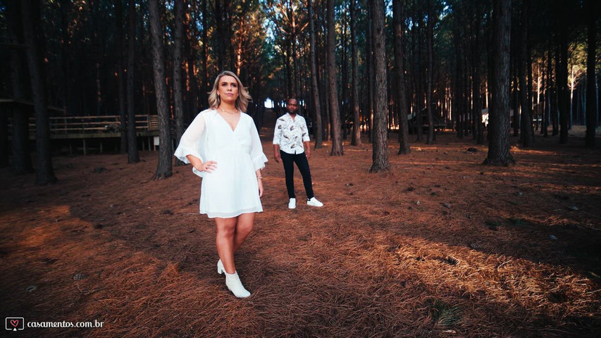 Clipe do ensaio de casamento
