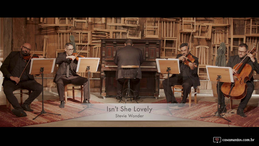 Isn't she lovely (Quarteto de Cordas + Piano)