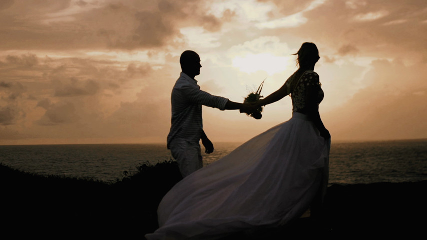 Pedido de casamento em Fernando de Noronha 