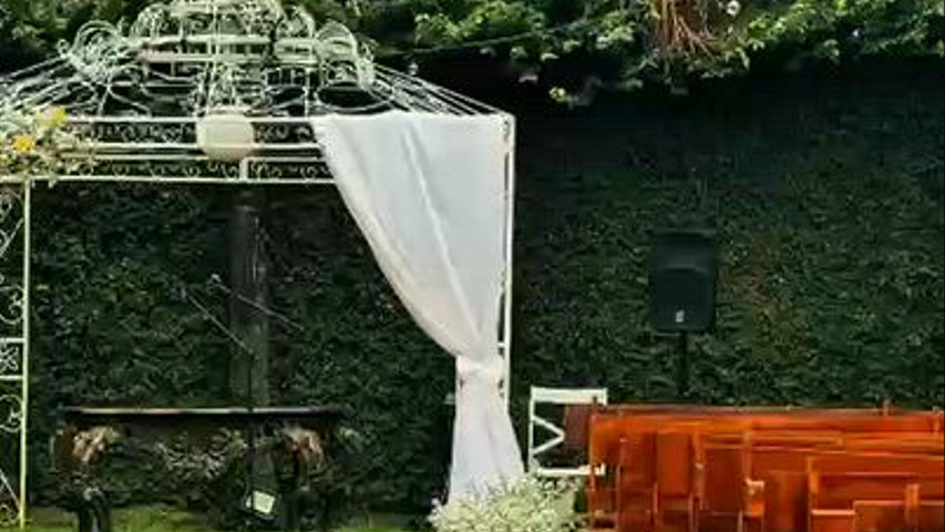 Nossa linda área de cerimônia ♥️