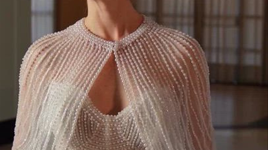 Vestido de noiva com capa