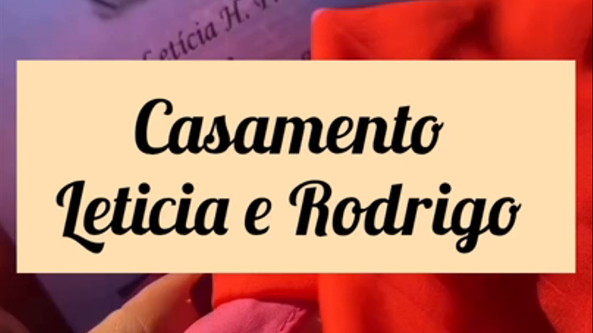 Casamento Letícia e Rodrigo 