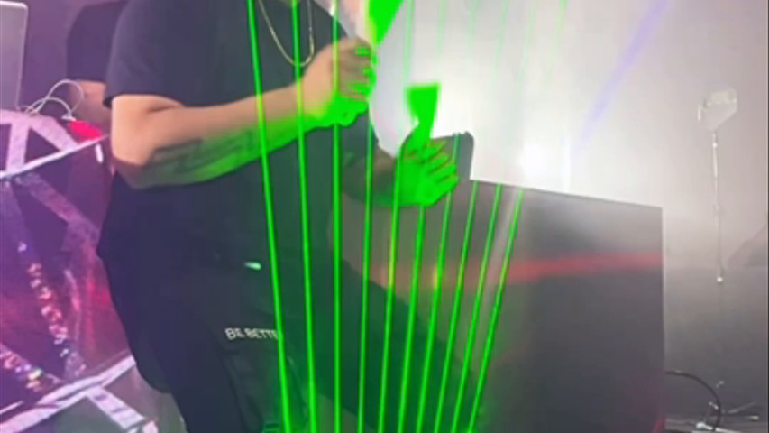 Harpa Laser Live Show 
