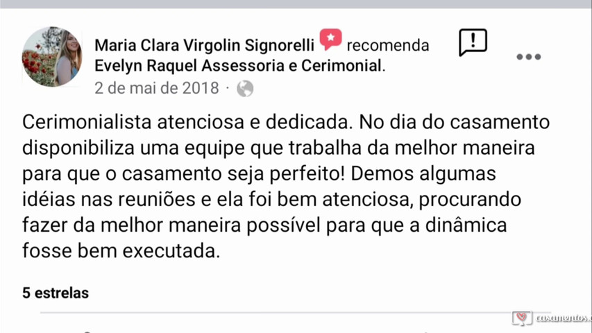 Evelyn Raquel Cerimonial & Eventos