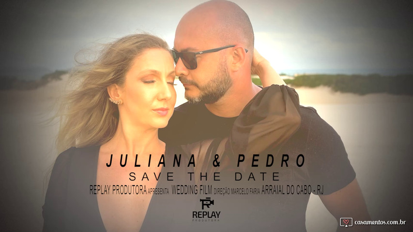 Save the date Juliana e Pedro