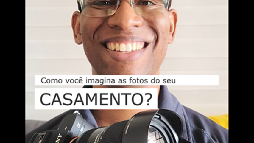 Como você imagina as fotos do seu casamento?