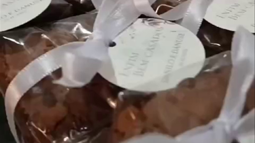 Brownizinho recheados para casamento