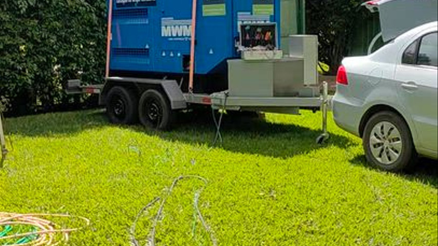 gerador para sítio casamento energia