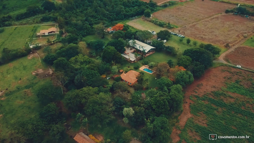 Vista aérea do Sítio