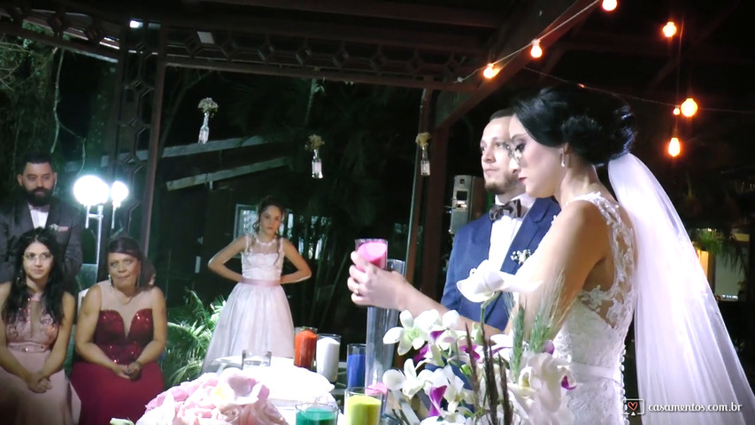 Cerimônia de Casamento com dinâmica das Areias | Celebrante Marcos Lopes