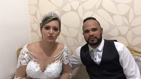 Casamento Elaine e Rogério realizado dia 17/06/18