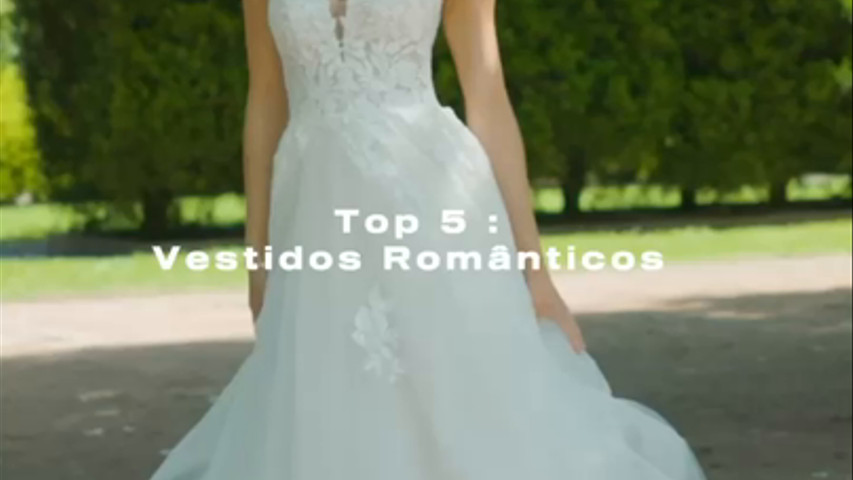 Top vestidos de noiva romântico