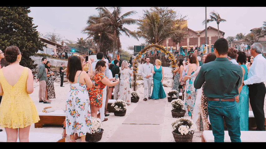 Casamento na Praia lindo e emocionante 