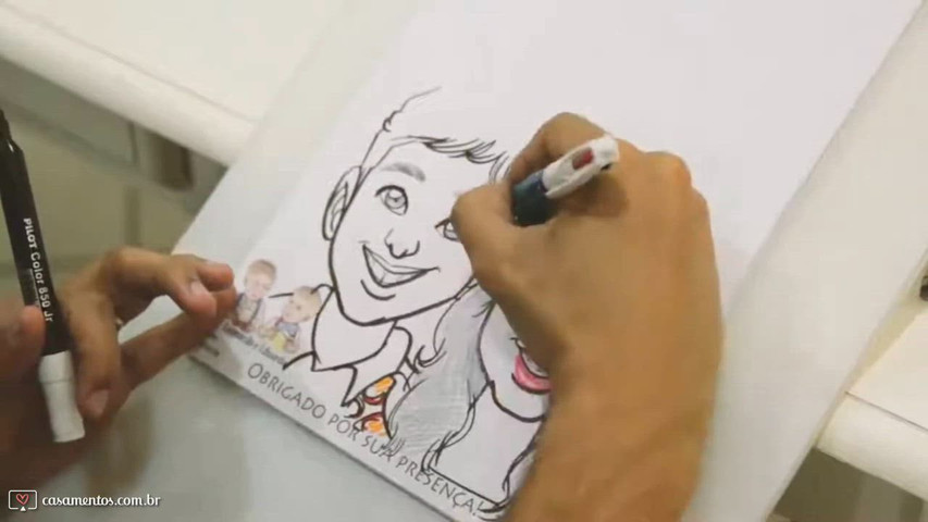 Caricatura em Papel