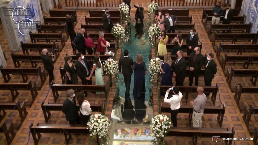 Entrada do noivo - Paróquia Nossa Senhora do Brasil