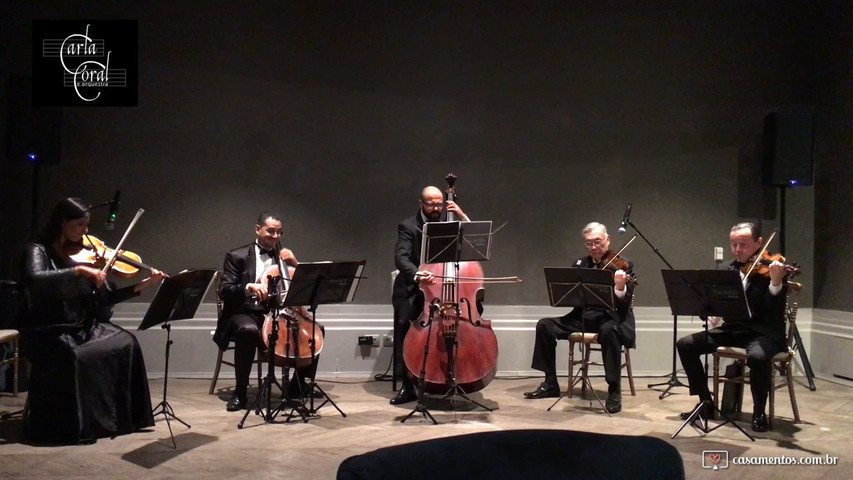 Quinteto de cordas para recepção 3 - Carla Coral e Orquestra - Palácio Tangará