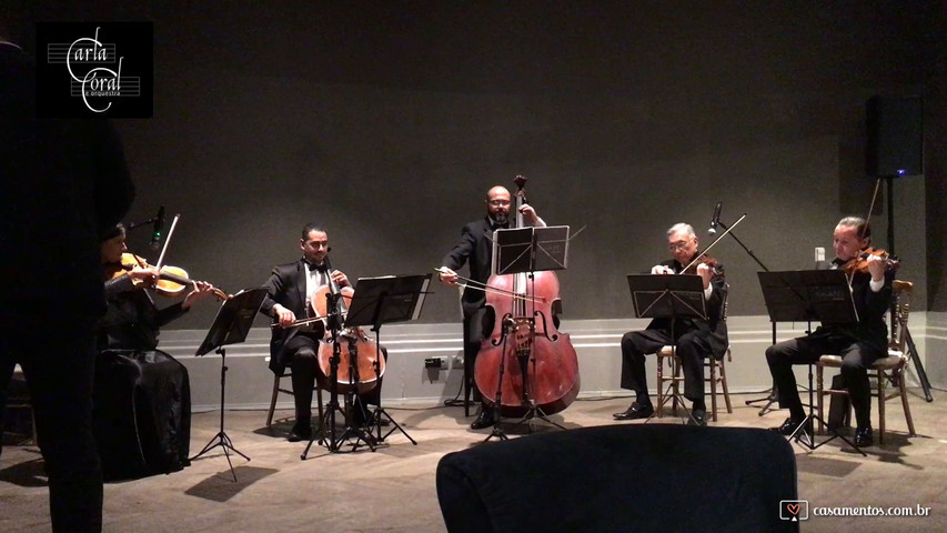Quinteto de cordas para recepção 4 - Carla Coral e Orquestra - Palácio Tangará