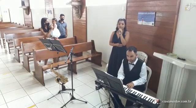 Casamento Aline Eliandro Paroquia Nossa Senhora Aparecida - Lavras MG