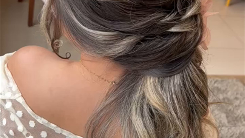 Penteado semi preso