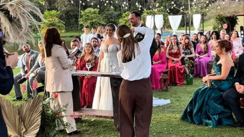 Trecho cerimônia Bia e Lucas 