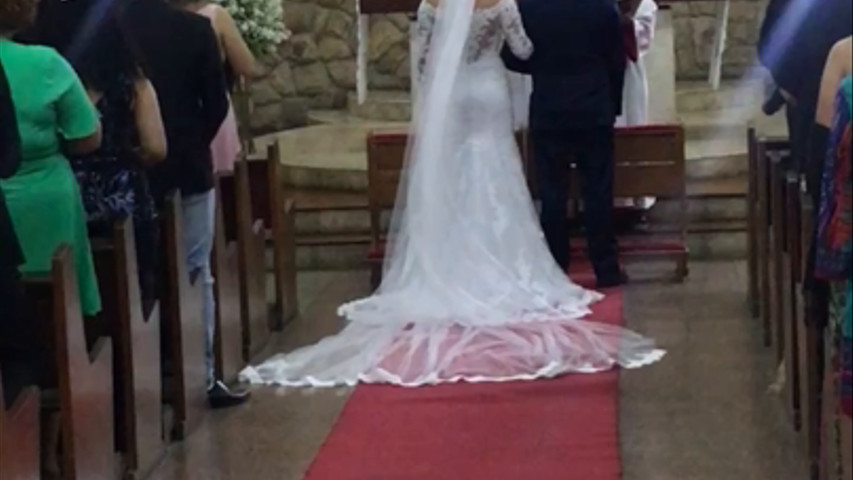 Cerimônia religiosa de Raquel e Leandro 