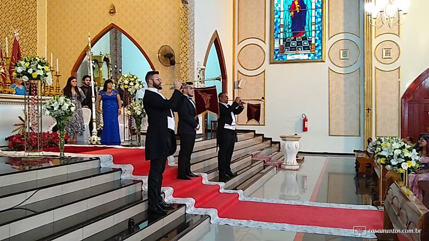 Anúncio e Marcha Nupcial - Casamento Camila e Renan