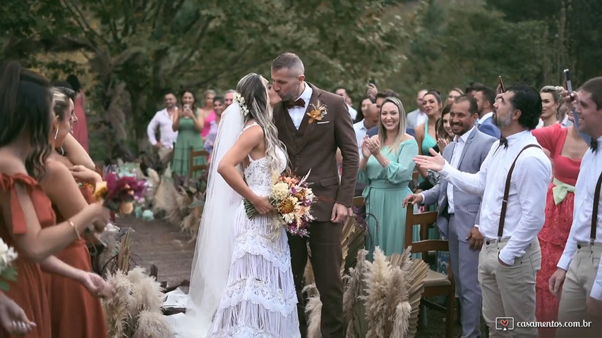 Casamento ao ar livre