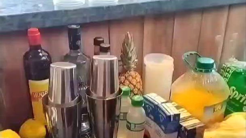 Adaptação em área gourmet 