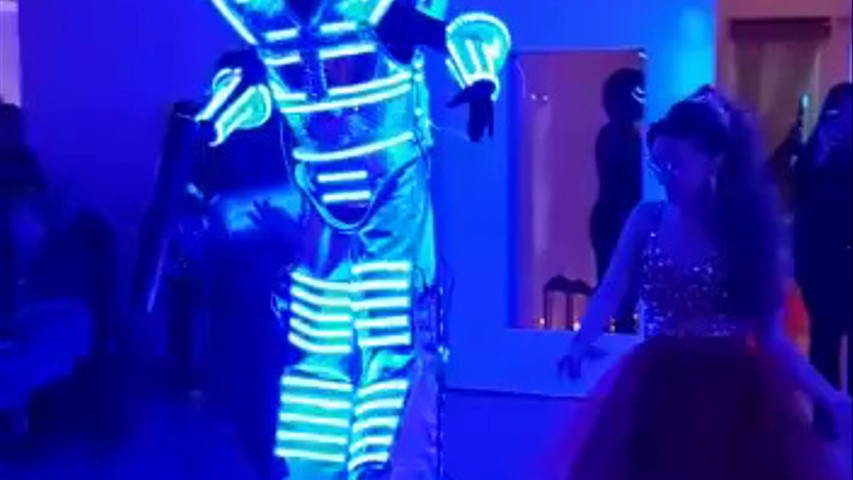 Robô de led