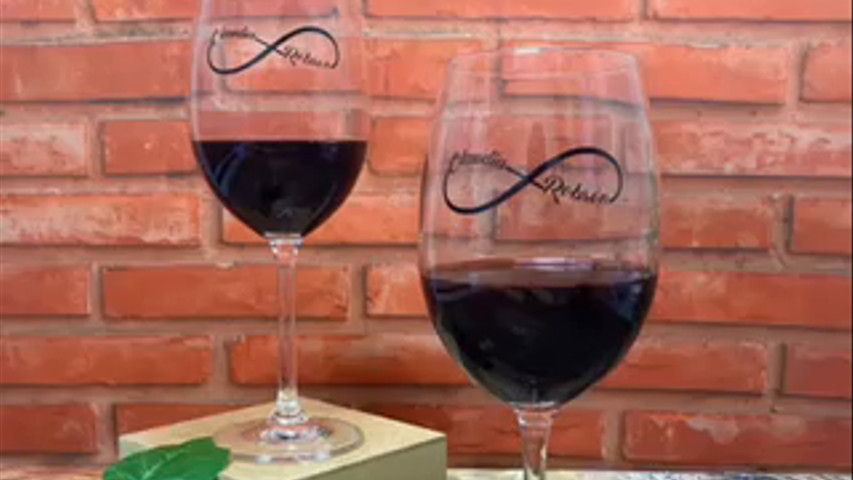 Taças para vinho em cristal