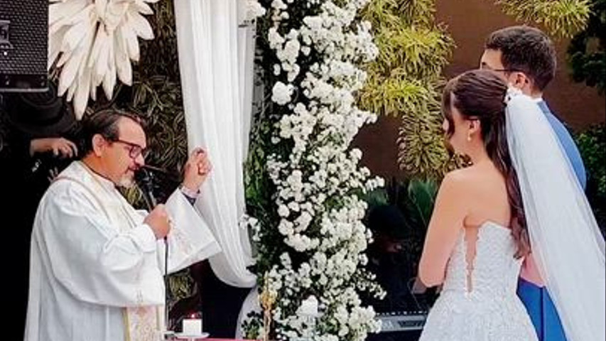 Casamento ao ar livre