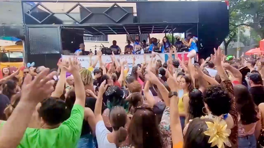 Bloco de Carnaval em São Paulo