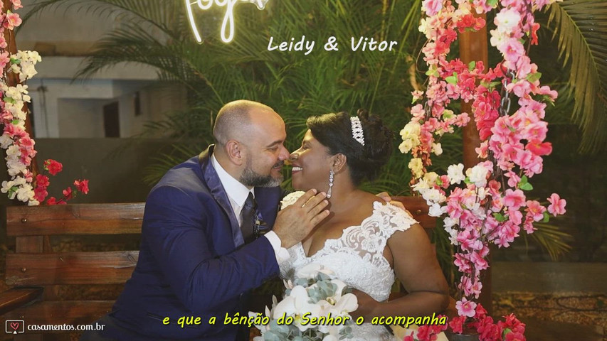 Leidy e Vitor!