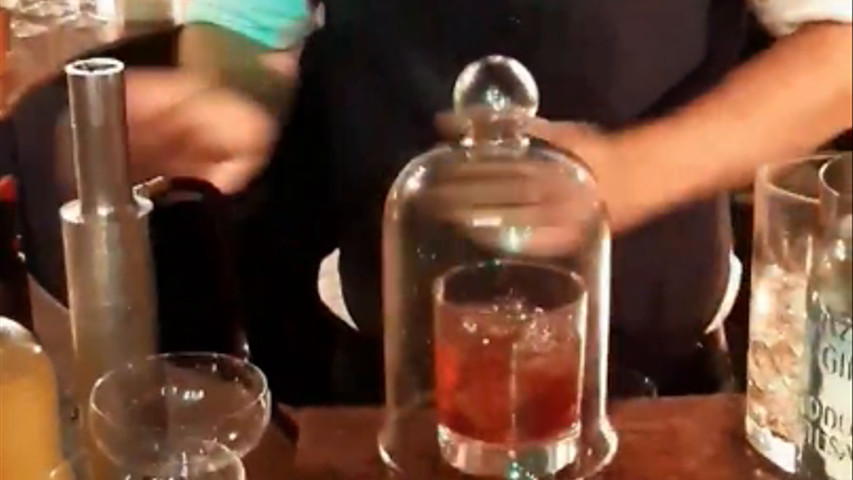 Drink: Negroni defumado